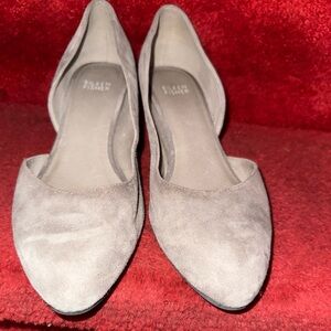 Eileen Fisher Women's Taupe Suede Loafers